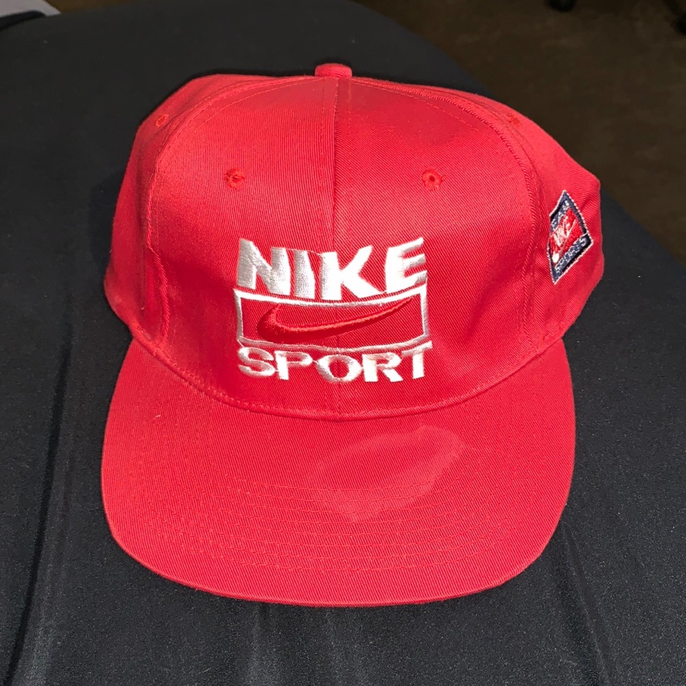 Red Snapback Nike Hat